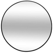 Okrągłe lustro w metalowej ramie, Ø 38 cm