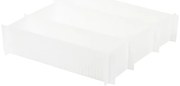 Zestaw 6 białych rozdzielaczy do szuflady Compactor Drawer Dividers