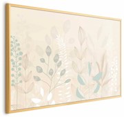 Plakat Pastelowa polana 30x21 cm z ramą złotą bez marginesu ARTGEIST B