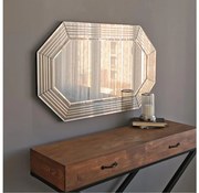 Lustro ścienne 60x100 cm bronzowe