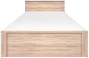 Łóżko z zagłówkiem 140x200 dąb sonoma P1-E12