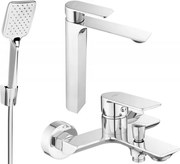 Mexen Alexa R62 zestaw wannowy, chrom - 71213R62-00