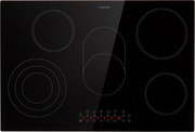 Klarstein Virtuosa Roast 75cm Płyta szklano-ceramiczna 5 Strefy gotowania Czarny