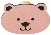 Różowy ścienny stalowy haczyk Bear Dot Nupo – LIND DNA