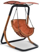 Ogrodowy fotel wiszący terracotta S8-T18