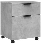 Szafka Biurkowa W Kolorze Szarego Betonu P1-P64