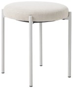 Kremowy metalowy stołek Pelican – Unique Furniture