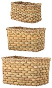 Koszyki z trawy morskiej zestaw 3 szt. 26x16x16 cm Ramon – Bloomingville