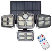 Poczwórna lampa solarna z czujką ruchu - N30 G6-F31