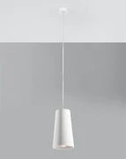 Lampa wisząca ceramiczna GULCAN biała SOLLUX  LIGHTING