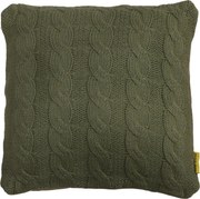 Poduszka dekoracyjna CABLISS 45x45 cm, zielona