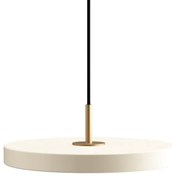 Kremowa lampa wisząca LED ze ściemniaczem i metalowym kloszem ø 31 cm Asteria Plus Mini – UMAGE