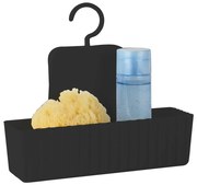 Czarna wisząca półka łazienkowa Minas – Allstar