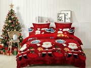 PrzytulneMieszkanie.pl PrzytulneMieszkanie.pl Pościel z mikrofibry SANTALAND czerwona Rozmiar pościeli: 70 x 80 cm | 140 x 200 cm