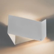 Designerska lampa ścienna biała - Fold