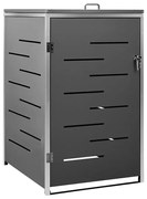 Stalowa osłona na śmietnik ogrodowy antracyt T4-W42