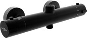 Mexen Kai termostatyczna bateria prysznicowa, czarna - 77150-70