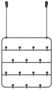 Czarny metalowy wieszak na drzwi 36 cm Estique – Umbra