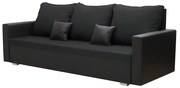 Kanapa sofa 3 os z funkcją spania EKO Czarny