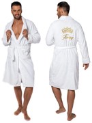 Szlafrok Męski King White S/M
