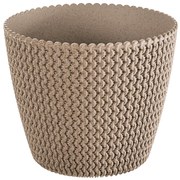 Osłonka ozdobna Splofy Eco Wood 25,9 cm naturo PROSPERPLAST