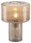Designerska lampa stołowa ze szkła bursztynowego - AndroDesignerski Oswietlenie wewnetrzne