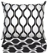 Pościel bawełniana Premium Bielbaw 140x200 Imo czarna GRENO