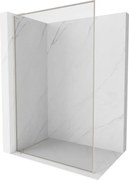 Mexen Kioto-XF L ścianka prysznicowa Walk-in z ramką 70 x 202 cm, transparent 10 mm, nikiel szczotkowany - 800-070-174-97-00-XF