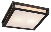 Zewnetrzna Nowoczesna lampa ścienna zewnętrzna czarna 2-światłowa IP44 - Jeffrey Nowoczesny Oswietlenie zewnetrzne
