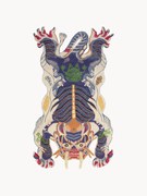 Ręcznie tuftowany dywan z wełny Dragon