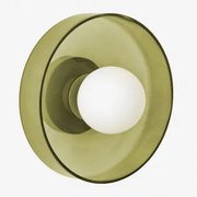 Kinkiet Ścienny Do Łazienki Jaxal Verde Cactus & Ø25 Cm - Sklum