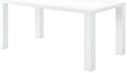 Stół do jadalni MONICA - Dla 6 osób - MDF lakierowane na biało