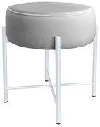 Taboret Pola noga metalowa biała MG39