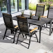 Stół ogrodowy Edge 220 x 95 cm HPL antracyt KETTLER