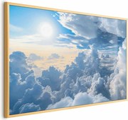 Plakat Symfonia Światła 30x21 cm z ramą złotą bez marginesu ARTGEIST B