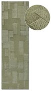 Zielony wełniany chodnik tkany ręcznie 80x250 cm Wilhelmine – Villeroy&amp;Boch