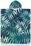 Ponczo plażowe BORNEO ciemnoniebieskie 80x145 cm