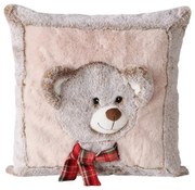 Poduszka z motywem pluszaka LEON, 35 x 35 cm