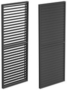 PANEL ŻALUZJOWY BOCZNY RUCHOMY 123X218 CM DO PERGOLI 4M ANTRACYT