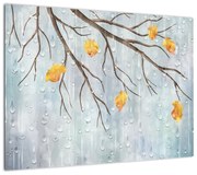 Obraz - Deszczowa jesień (70x50 cm)