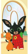 Bawełniany ręcznik dziecięcy 70x140 cm Bing "Hoppity" – Jerry Fabrics