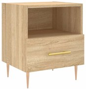 Szafka nocna na metalowych nóżkach dąb sonoma M6-C82