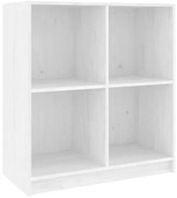 Skandynawski Drewniany Biały Regał Kwadratowy F3-Z22