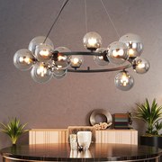 NETTLIFE Lampa wisząca do jadalni, lampa wisząca do salonu - lampa wisząca na 14 żarówek G9