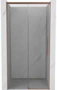 Mexen Rox drzwi prysznicowe rozsuwane 100 cm, transparent, miedź szczotkowana - 8C2-100-000-65-00