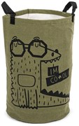 Kosz na bieliznę dla dzieci Go to the Zoo Croco, 48 x 30 cm