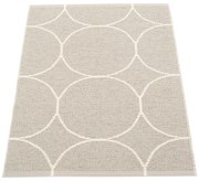 Kremowy dywan odpowiedni na zewnątrz 70x100 cm Boo Linen – Pappelina