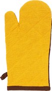 Rękawica kuchenna z magnesem Heda żółty, 18 x 32 cm