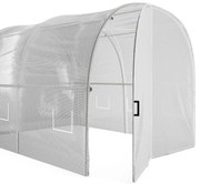 Szklarnia tunelowa ze stalową galwanizowaną konstrukcją i drzwiami 9 m² - Dł.450 x Szer.200 x Wys.200 cm - ALOCASIA