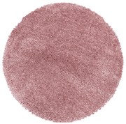 Różowy okrągły dywan ø 80 cm Fluffy – Ayyildiz Carpets